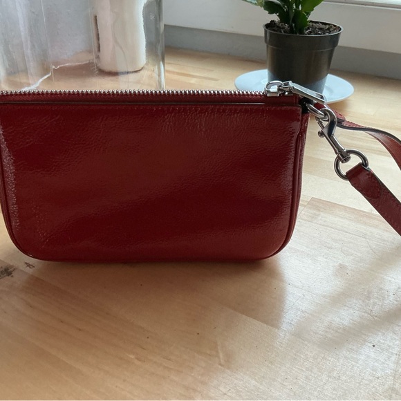 Coach Cherry Red Wristlet Clutch, like new - Picture 2 of 6